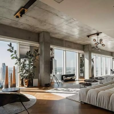 Long-term rental of an apartment, 236 m², in Śródmieście district, Warsaw, Poland
