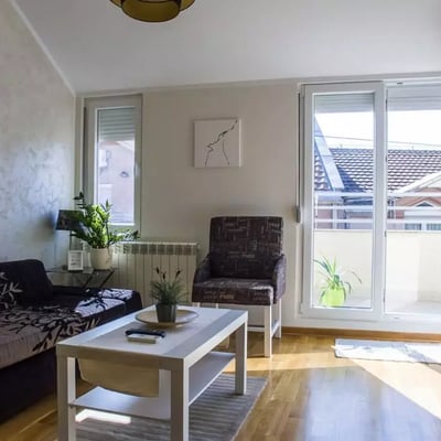Долгосрочная аренда 2-комнатной квартиры, 37 м², в центре, Белград, Сербия