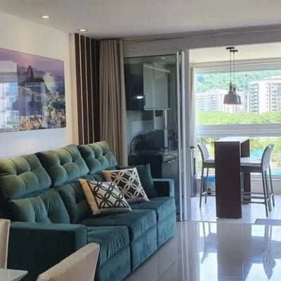 Долгосрочная аренда 3-спальной квартиры, 110 м², в районе Barra da Tijuca, Рио-де-Жанейро, Бразилия
