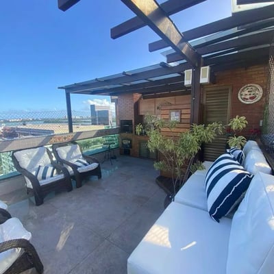 Alquiler a largo plazo de un ático tríplex, 185 m², en Barra da Tijuca, Río de Janeiro, Brasil