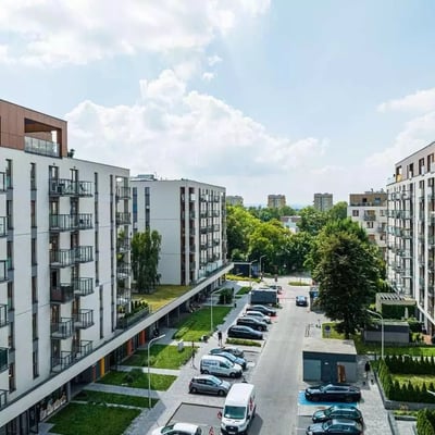 Long-term rental of a 2-room apartment, 45 m², Krowodrza district, Kraków, Poland