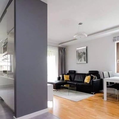 Long-term rental of a 3-room apartment, 72 m², Mokotów district, Warsaw, Poland