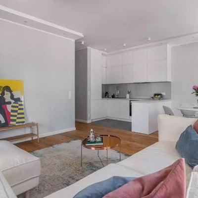 Long-term rental of a 3-room apartment, 75 m², Mokotów district, Warsaw, Poland