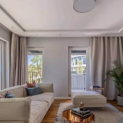 Long-term rental of a 3-room apartment, 75 m², Mokotów district, Warsaw, Poland