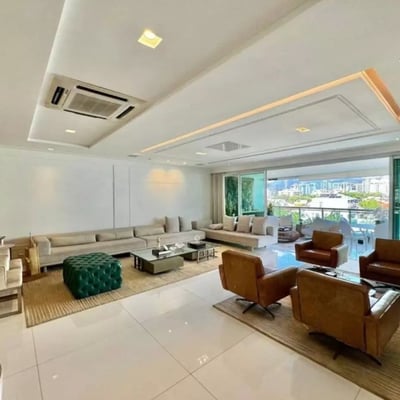 Location longue durée d’un appartement de 4 chambres, 292 m², à Barra da Tijuca, Rio de Janeiro, Brésil