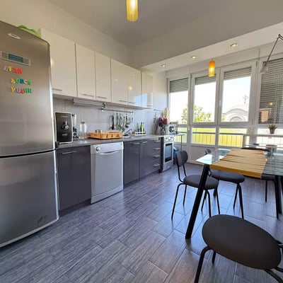 Alquiler a largo plazo de un apartamento de 2 habitaciones, 60 m², en el centro de la ciudad, Belgrado, Serbia