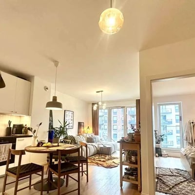Rental of a modern 2-room apartment, 40 m², Port Popowice, Wrocław, Poland
