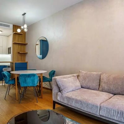 Miete einer modernen 2-Zimmer-Wohnung, 46 m², Novi Dorćol, Belgrad, Serbien
