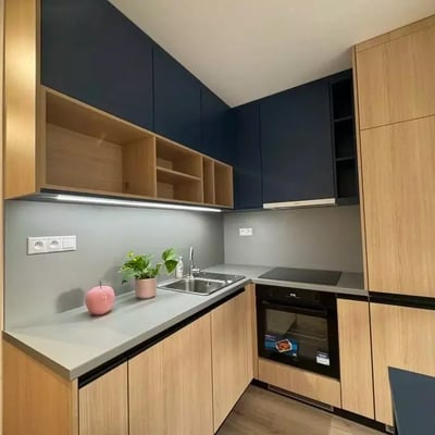 Alquiler de un moderno apartamento de 2 habitaciones, 46 m², Ružinov, Bratislava, Eslovaquia