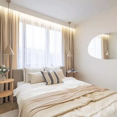 Rental of a bright 2-room apartment, 45 m², Prądnik Czerwony, Kraków, Poland