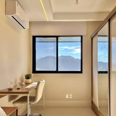 Long-term rental of a 3-room duplex apartment, 90 m², in Barra da Tijuca, Rio de Janeiro, Brazil