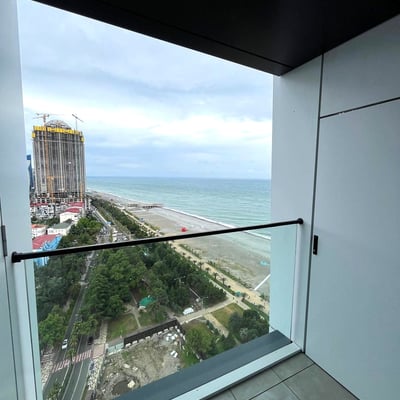 New Studio with Sea View for Rent, Alliance Privilege Complex, Batumi