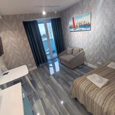 Langzeitmiete eines Studio-Apartments, 29 m², in Batumi, Georgien