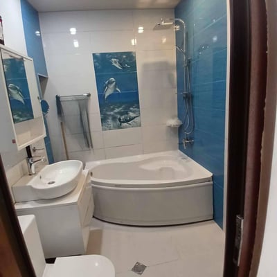 Helle, komfortable Wohnung mit großem Balkon zur Miete, 85 m², Batumi, Georgien