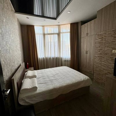 Location d'un appartement lumineux et confortable avec balcon, 60 m², Batoumi, Géorgie