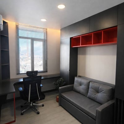 Alquiler de apartamento luminoso y moderno con balcón, 70 m², Batumi, Georgia