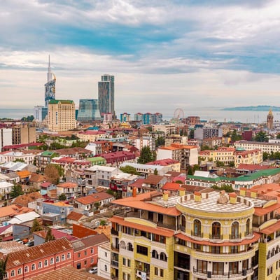 Moderne 100 m² Wohnung mit Stadtblick zu vermieten, Batumi, Georgien