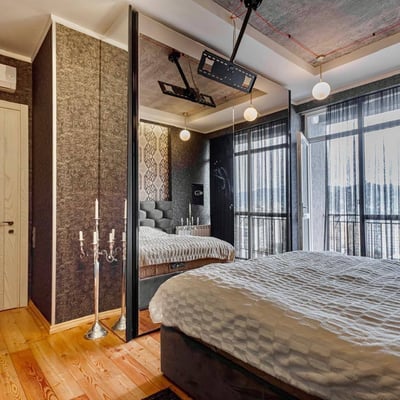 Moderne 100 m² Wohnung mit Stadtblick zu vermieten, Batumi, Georgien