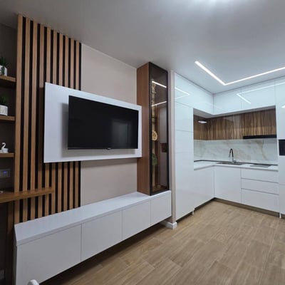 Alquiler de apartamento cómodo de 47 m² con vistas al estadio, Batumi, Georgia