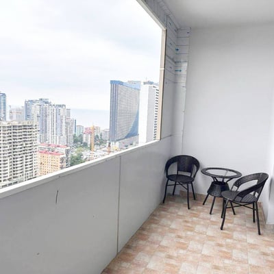 Comfortable apartment for rent in Black Sea Tower with stadium view, 60 m², Batumi, Georgia