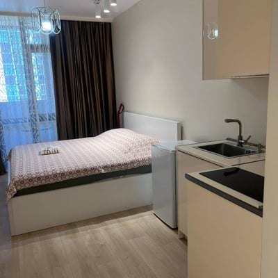 Panorama-Studio mit Meerblick möbliert mieten, 29 m², Batumi, Georgien