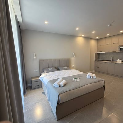 Аренда компактной, меблированной студии с видом на море, 37 м², Батуми, Грузия