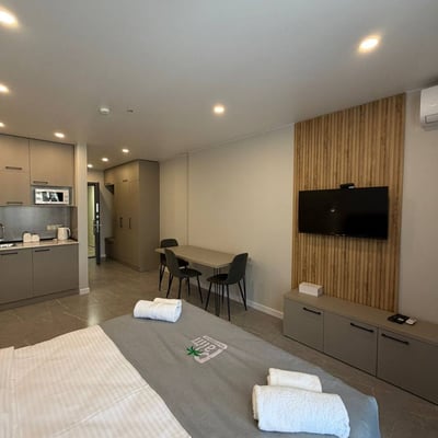 Аренда компактной, меблированной студии с видом на море, 37 м², Батуми, Грузия