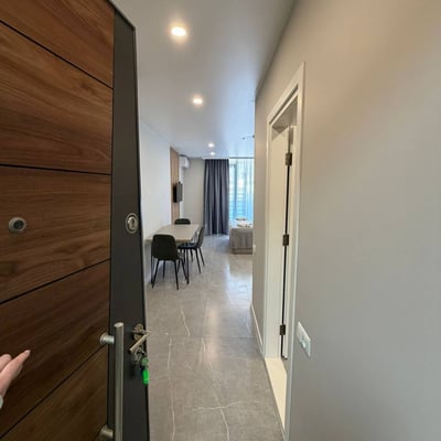 Аренда компактной, меблированной студии с видом на море, 37 м², Батуми, Грузия