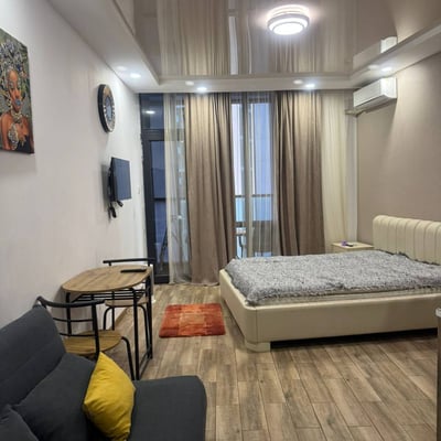 Vermietung eines gemütlichen Studios mit Stadtblick, 37 m², Dar Building, Batumi, Georgien