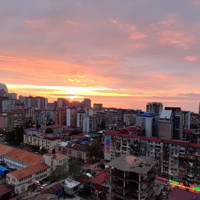 Rent a spacious, fully furnished apartment with balcony, 75 m², Batumi, Georgia