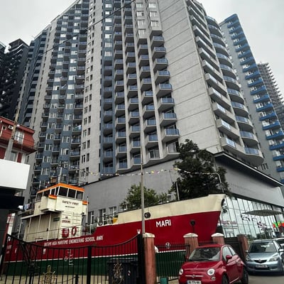 Rent a bright, comfortable apartment with sea view, 65 m², Batumi, Georgia