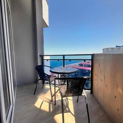 Rent a bright, comfortable apartment with sea view, 65 m², Batumi, Georgia