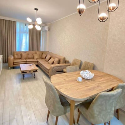 Rent a bright, comfortable apartment with balcony, 65 m², Batumi, Georgia