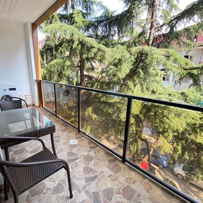 Rent a bright, comfortable apartment with balcony, 65 m², Batumi, Georgia