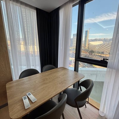 Rent a premium, stylish apartment with balcony, 57 m², Blu Sky Tower, Batumi, Georgia