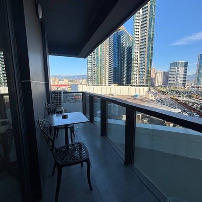 Rent a premium, stylish apartment with balcony, 57 m², Blu Sky Tower, Batumi, Georgia