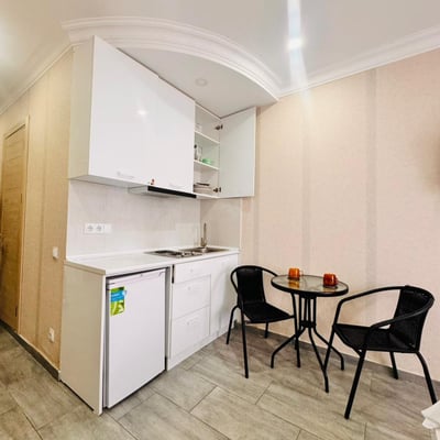 Location d'un studio cosy avec vue sur la mer, Orbi Residence, Batoumi, Géorgie