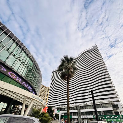 Location d'un studio cosy avec vue sur la mer, Orbi Residence, Batoumi, Géorgie