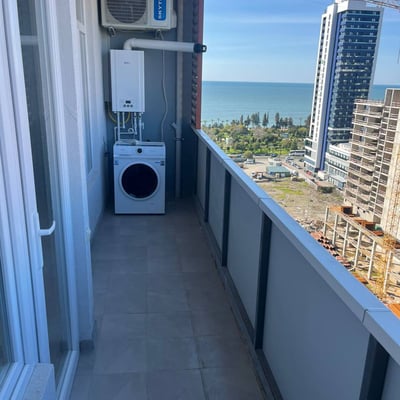 Vermietung einer hellen, gemütlichen Wohnung mit Meerblick, 50 m², Batumi, Georgien