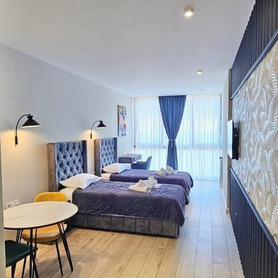 Rent a cozy studio with sea view, 34 m², Batumi, Georgia