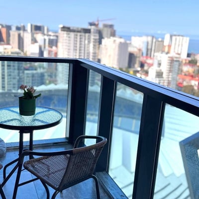 Аренда современной, стильной квартиры, 50 м², Calligraphy Towers,, Батуми, Грузия