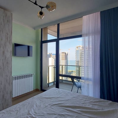 Premium Apartment 85m² with Panoramic View for Rent, Batumi, Georgia