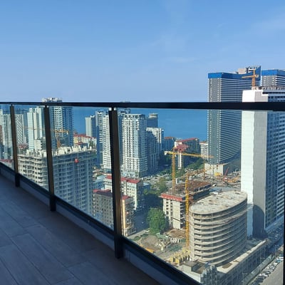 Premium Apartment 85m² with Panoramic View for Rent, Batumi, Georgia