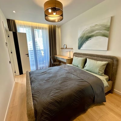 Alquiler de un nuevo apartamento de 50 m² con vista panorámica al mar, Batumi, Georgia