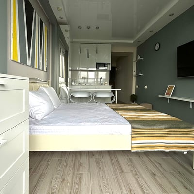 Rent of a studio apartment with panoramic sea and boulevard views, 30 m², Batumi, Georgia