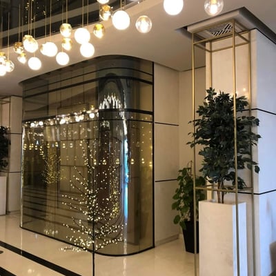 Alquiler de un estudio con vistas panorámicas al mar y al bulevar, 30 m², Batumi, Georgia