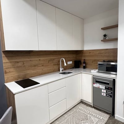 Rent of a stylish apartment with direct sea view, 50 m², White Sails, Batumi, Georgia