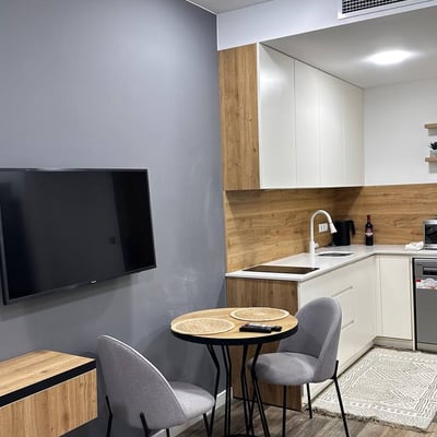 Rent of a stylish apartment with direct sea view, 50 m², White Sails, Batumi, Georgia