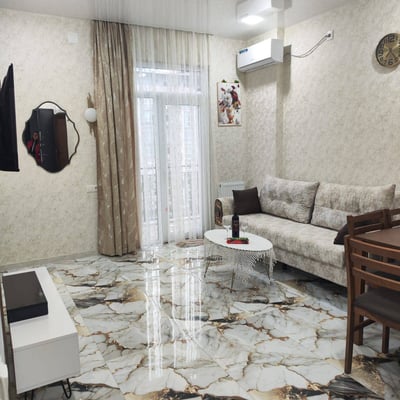 Comfortable and furnished 52 m² apartment for rent in Batumi
