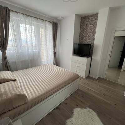 Cozy apartment with panoramic mountain view and terrace for rent, Râșnov, Brașov, Romania